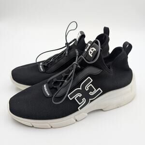 Sam Edelman Cami Lace-Up Sneaker Shoes Logo Women's Black Size US8.5 EU39